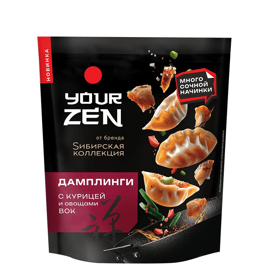 Пельмени Special Дамилинги с курицей и овощами вок